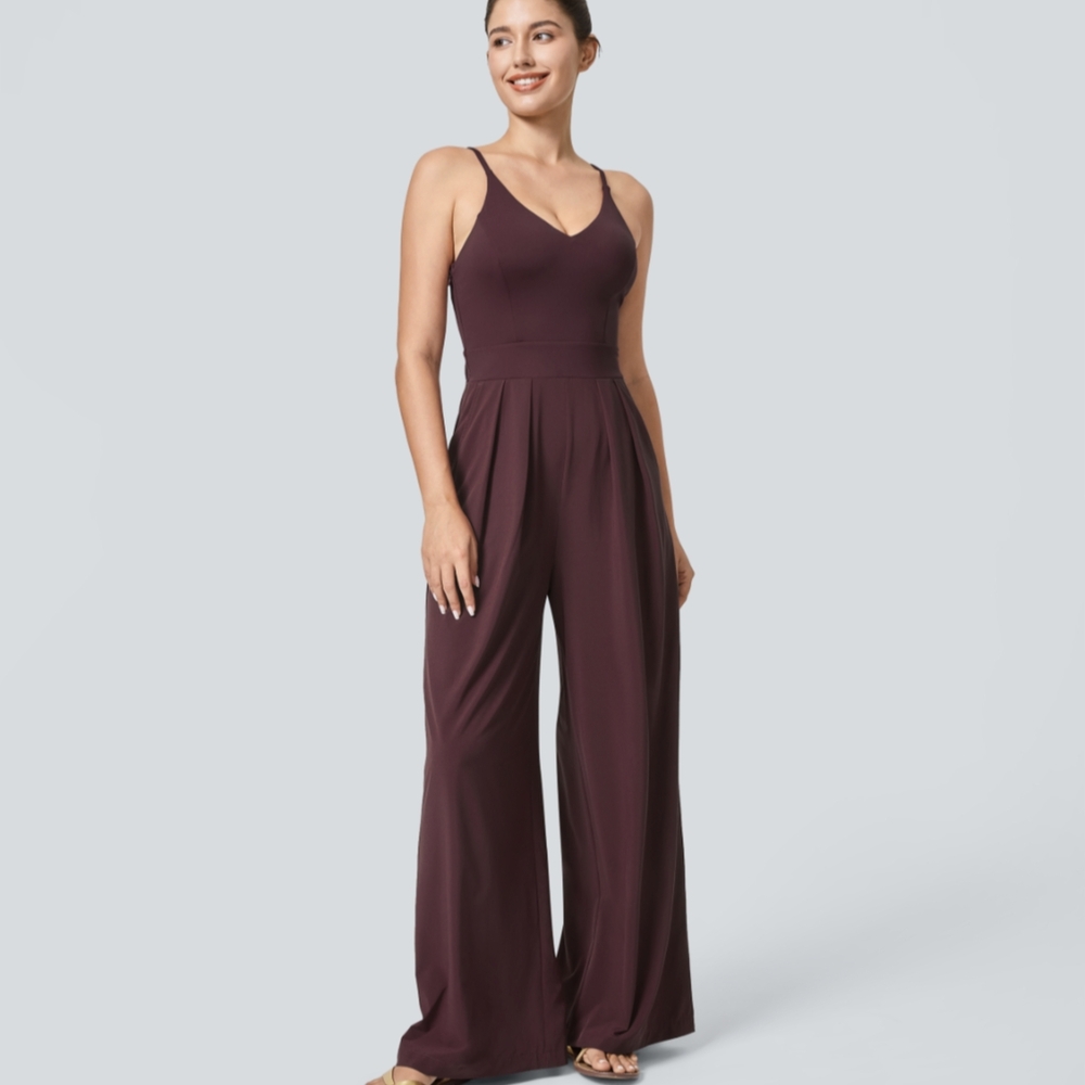 Elegant plum Jumpsuit